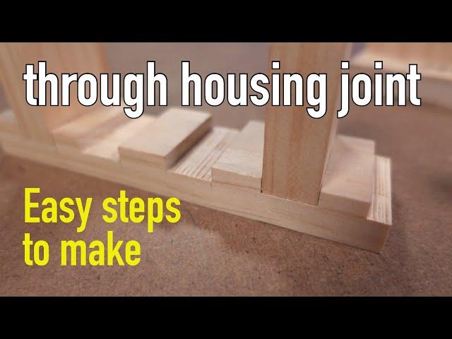 How to make a through housing joint...and how you might work through it with students