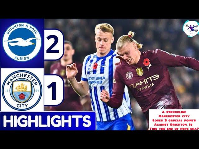 HIGHLIGHTS | Brighton 2-1 Man City | PREMIER LEAGUE | Matchweek 11