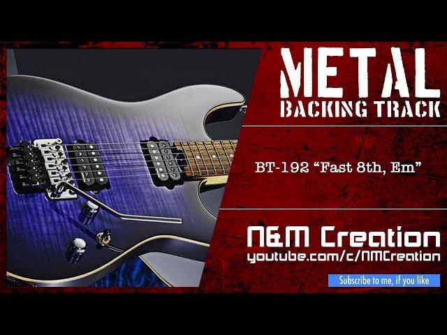 Melodious Hard Rock / Heavy Metal Backing Track in Em | BT-192