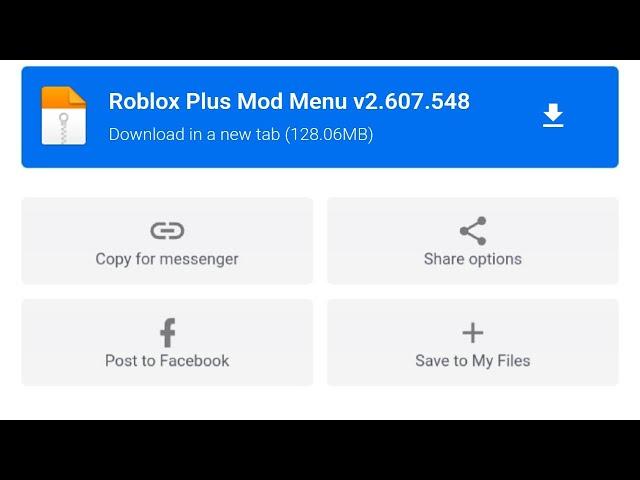 Updated  Roblox Plus Mod APK v2.607.548  - Roblox Mod Menu Apk (Unlimited Robux)