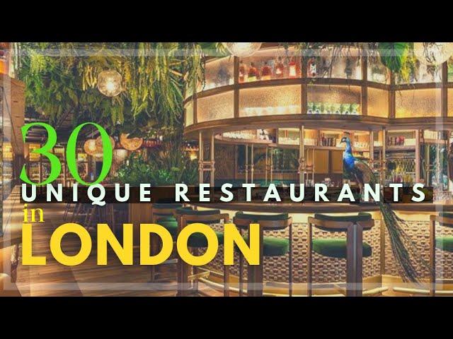 You HAVE TO visit these top restaurants in London | 30 places to eat in London before you die!