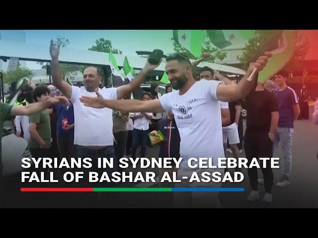 Syrians in Sydney celebrate fall of Bashar al-Assad | ABS-CBN News