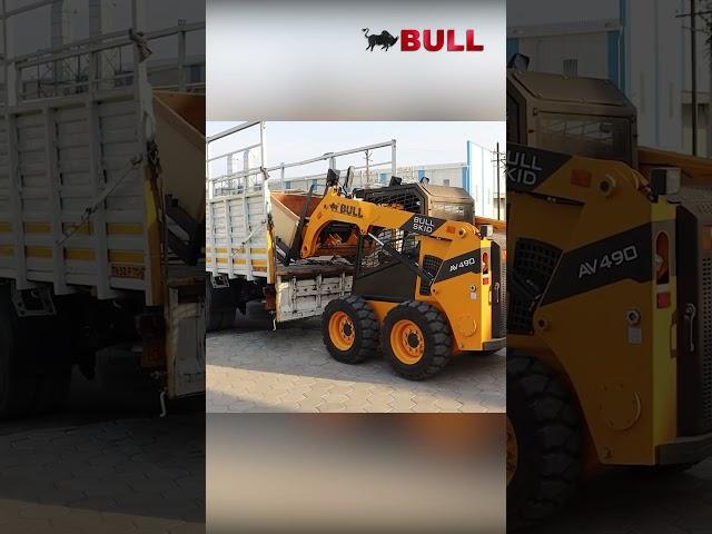 BULL SKID AV490 - SKID STEER LOADER - #backhoes  #construction #backhoeloader #bull #backhoetractor