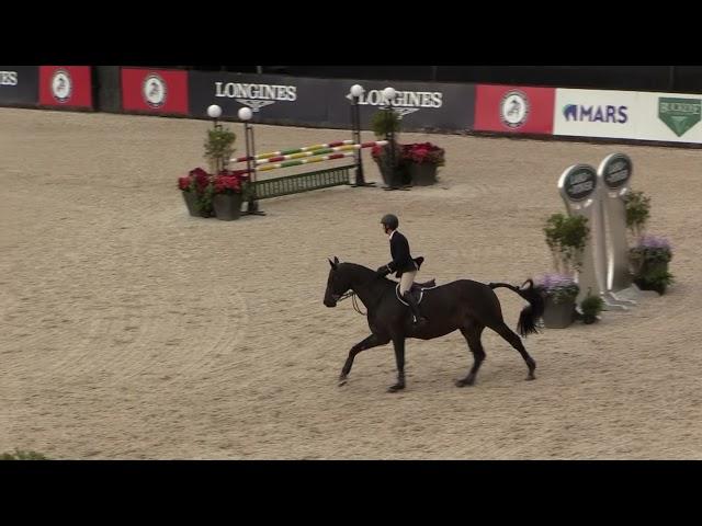 Winning Round: 2021 WIHS Equitation Finals jumper phase, Dominic Gibbs and Cent 15, 2021 WIHS