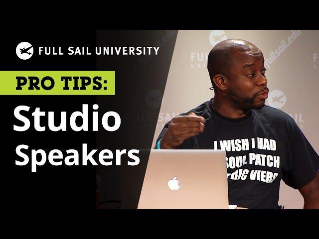 Studio Speaker Set Up with Audio Engineer Leslie Brathwaite | Full Sail University