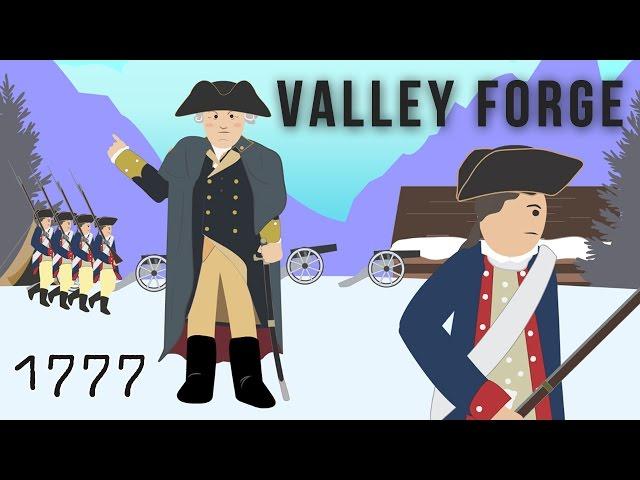 Valley Forge, 1777 (The American Revolution) cartoon