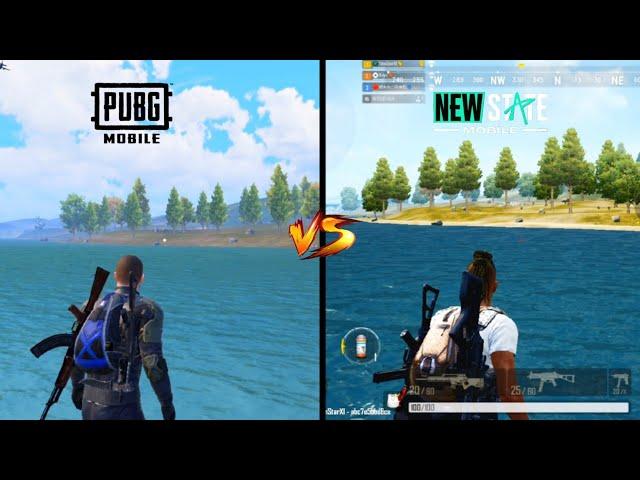 Pubg New State vs Pubg mobile - Details and Physics Comparison