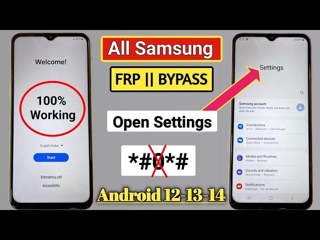 All Samsung FRP Bypass 2025 (100% Done) Android 12-13-14 Latest Trick% FRP Unlock Without Pc 2025