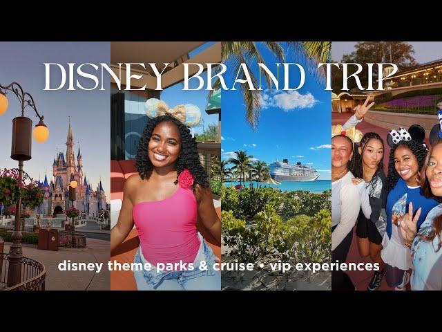 Travel vlog | Disney Brand Trip! Experiencing Disney Fantasy Cruise, Theme Parks, The Bahamas +More!