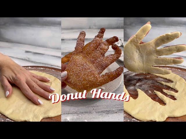 How to make donuts diffrently - foodiebeats tiktok trend - fun for kids - short video