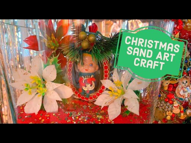 Vintage Christmas Sand Art