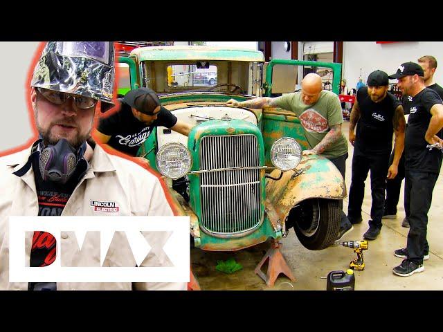 Turning This Antique Ford Into The Ultimate Gas Monkey Shop Truck | Fast N' Loud