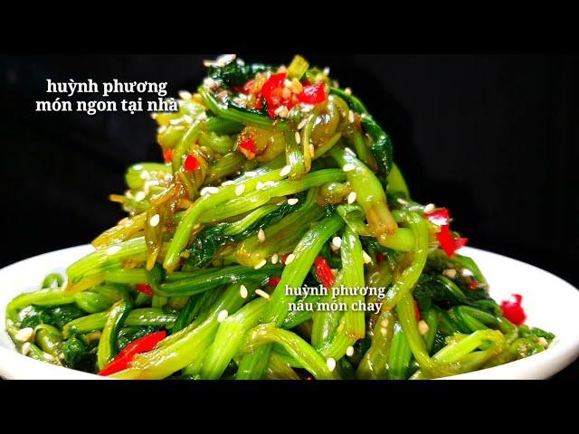 Ăn chay mà không biết món chay từ CẢI NGỌT này là tiếc lắm