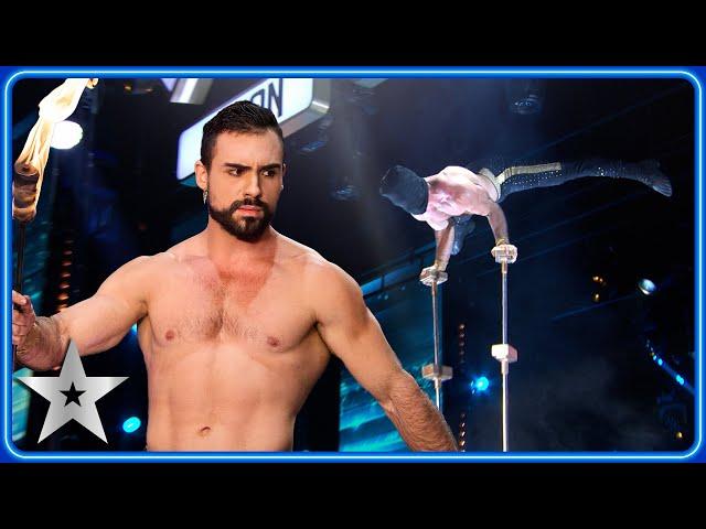 Daredevil Acrobat, Arbon turns up the HEAT | Audition | BGT 2024