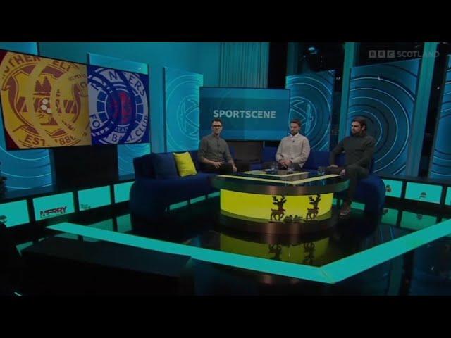 BBC Sportscene Analyse Rangers 2-2 Draw Away To Motherwell