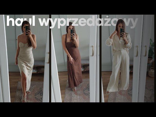 Sukienki i komplet z wyprzedaży | Haul wyprzedażowy | Mierzymy | Zara | Reserved