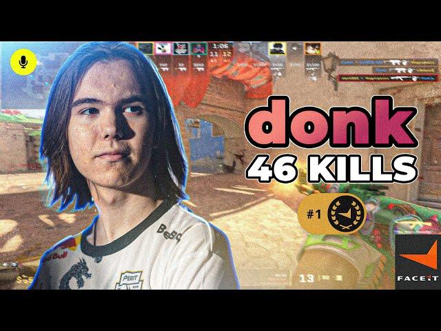 CS2 POV | donk Faceit Ranked (Mirage) with Magnojez - Voice Comms 46-27