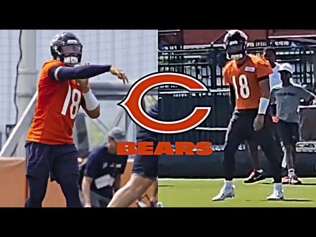 Chicago Bears Training Camp DAY 1 HIGHLIGHTS: Caleb Williams shows SICK Angles & MOBILITY!