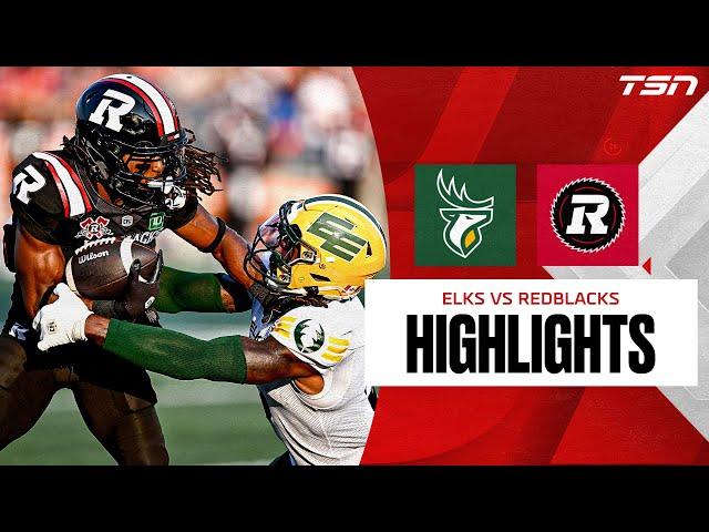 Ottawa Redblacks vs. Edmonton Elks HIGHLIGHTS