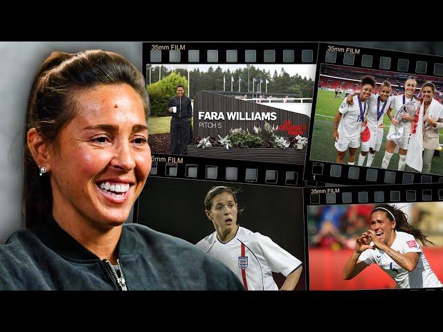 Fara Williams On Scoring on Lionesses Debut, The Fara Williams Pitch and Lionesses Euro Win!