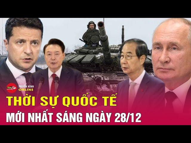 Toàn cảnh thời sự quốc tế sáng 28.12,TT Putin hé lộ địa điểm có thể đàm phán xung đột Nga Ukraina