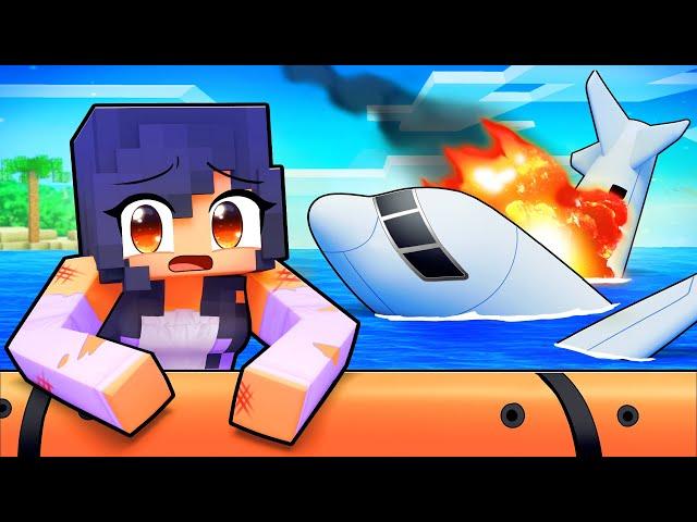 Surviving a PLANE CRASH In Minecraft!