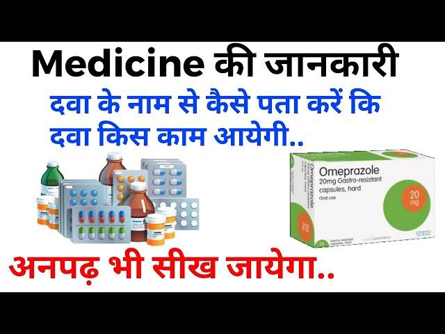 कोन सी Medicine किस काम आती है | simple formula - Pharmacology | How to remember drug names easily