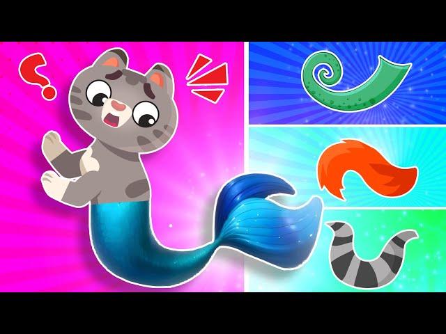 Where Is My Tail? Song  | Comy Toons | Kids Songs And Nursery Rhymes