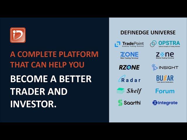 Definedge Universe: A complete platform that can help you become a better trader and investor