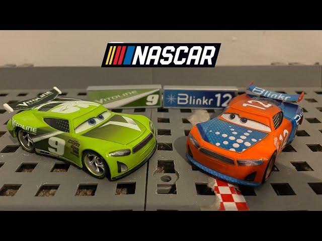 Mattel Pixar Cars 2021 NASCAR Chase Racelott and Ryan Inside Laney