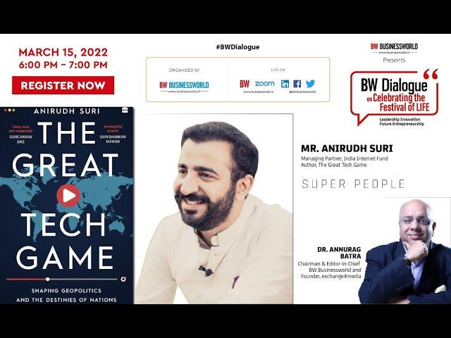 Anirudh Suri of India Internet Fund on His book - The Great Tech Game