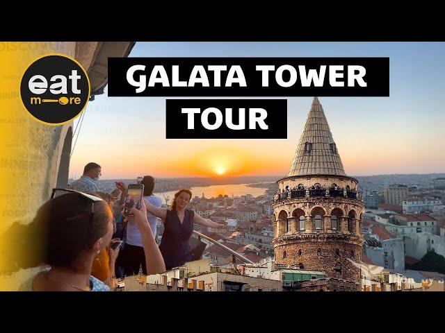 Inside the Galata Tower | Galata Tower Virtual Tour | 4K Walking Tour