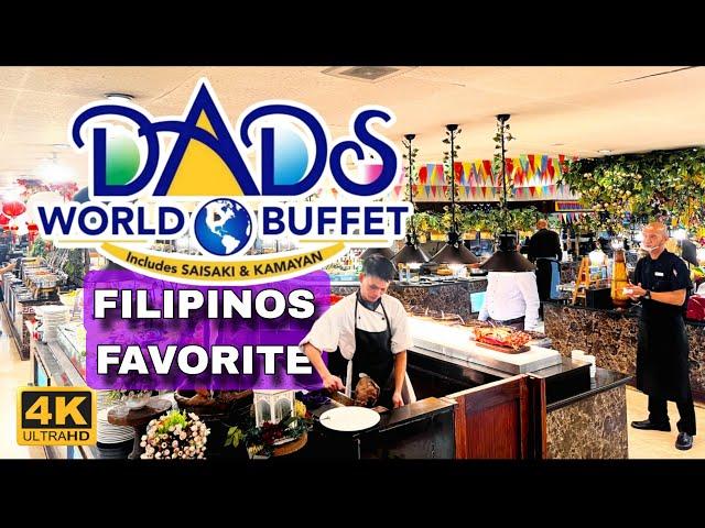 DADS World Buffet and Saisaki: The Ultimate Food Paradise  | 4K Hi-Res Audio | Food and Walk Tour