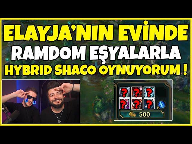 Random Eşyalarla Acılar İçinde Hybrid Shaco Oynadım ! | Shacolambac @ElayjaLol