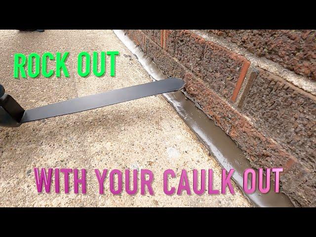 Satisfying Caulking | How To Caulk Brick/Concrete