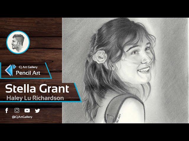 Stella Grant ( Haley Lu Richardson ) | Five Feet Apart Movie | Pencil Art