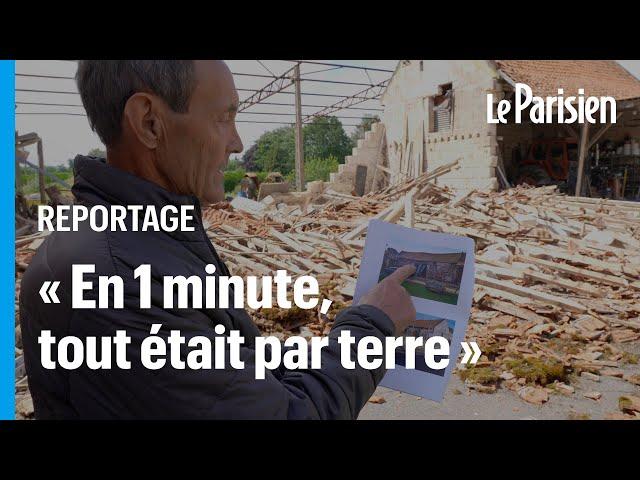 «Les tuiles volaient» : un village de l'Oise traversé par une impressionnante tornade