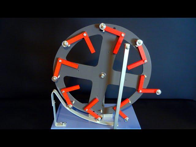 Overbalanced wheel with corner-shaped weights