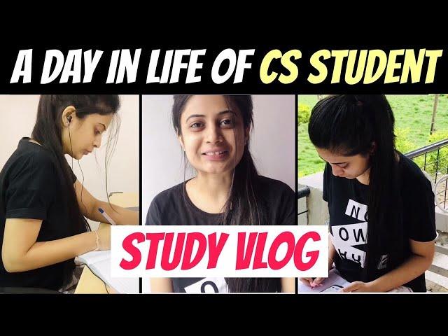 A Day in Life of Company Secretary Student | Study Vlog 