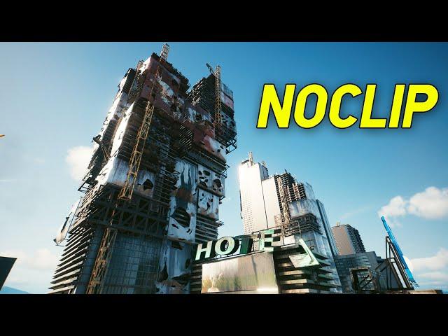 Cyberpunk 2077 Exploring Pacifica | Outside Map Boundaries (Noclip)