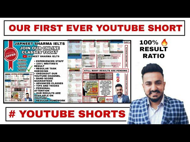 Japneet Sharma IELTS || Our first YouTube short 