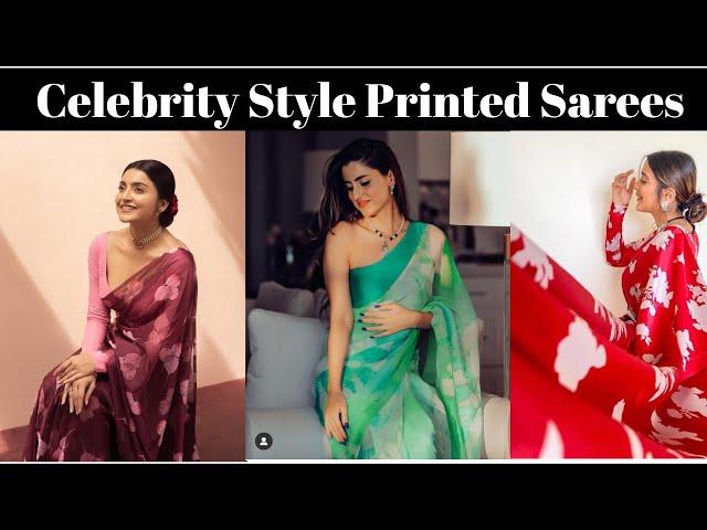 Celebrity Wear Bollywood Style Soft Silk Digital Printed Saree | #sareeswag #bollywoodsaree