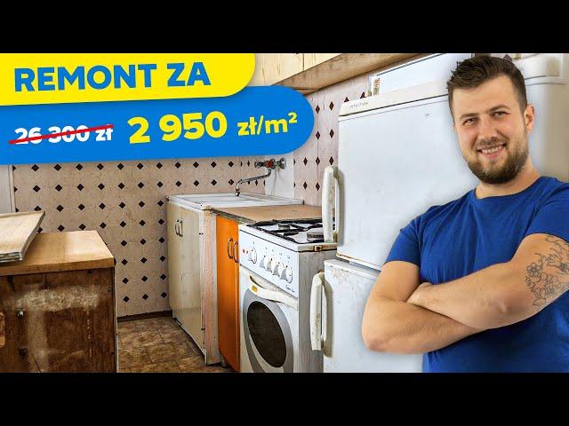 Remont KUCHNI za 2950 zł/m2