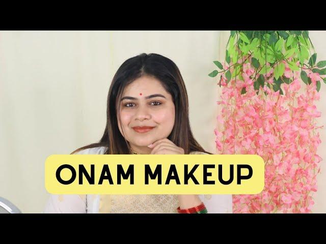 Onam Makeup Using Skin Tint ️ #onam #makeup