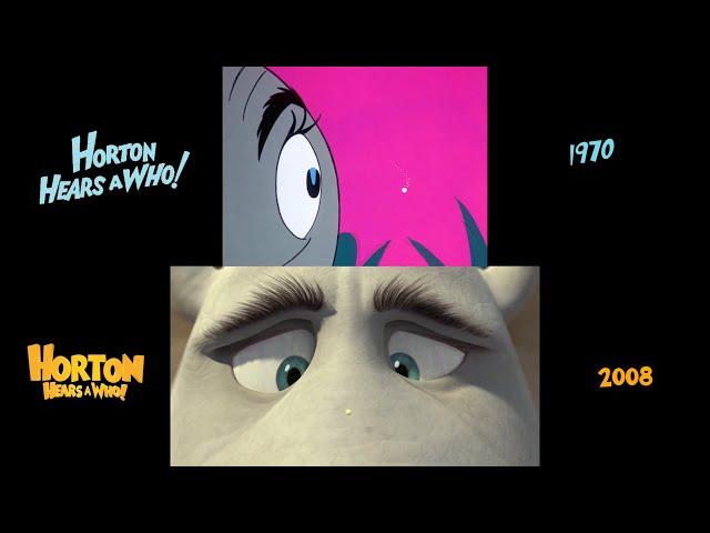 Horton Hears a Who (1970/2008) side-by-side comparison