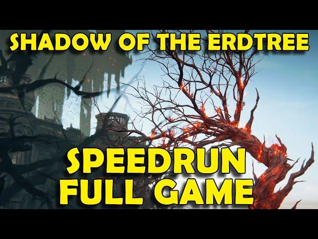 Elden Ring Shadow of the Erdtree DLC - Walkthrough Speedrun - FULL GAME