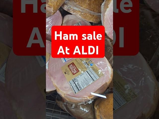 If you don't like turkey for #thanksgiving there's #ham on sale at #aldi #aldifinds #dinner