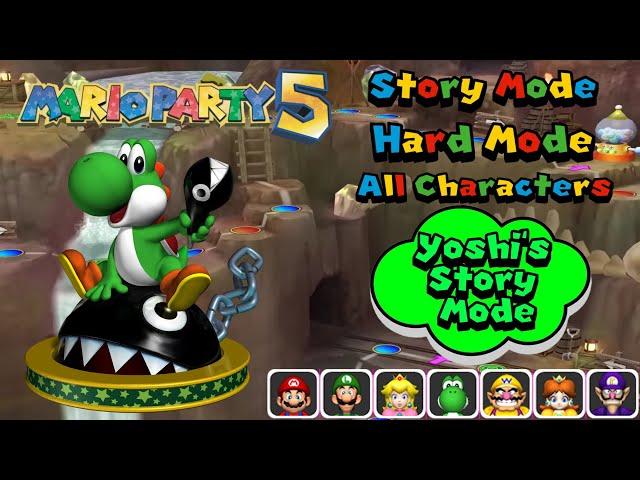 Mario Party 5 - Story Mode - All Characters Playthrough - Part 3 The Dream World for Yoshi