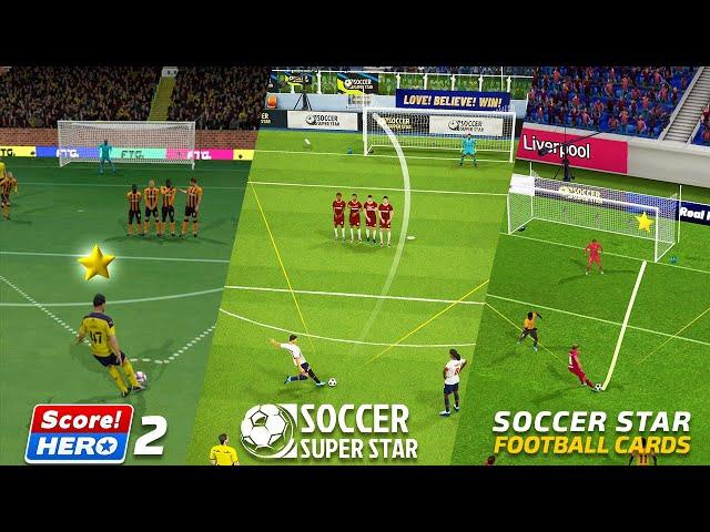 SCORE HERO 2 vs SOCCER SUPER STAR vs SOCCER STAR 2021 FOOTBALL CARDS | COMPARISON