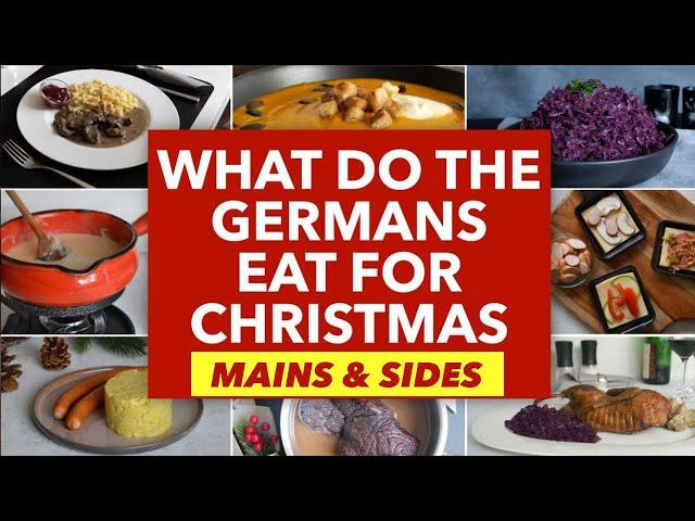 German Christmas Food Traditions - German Christmas Dinner Menu